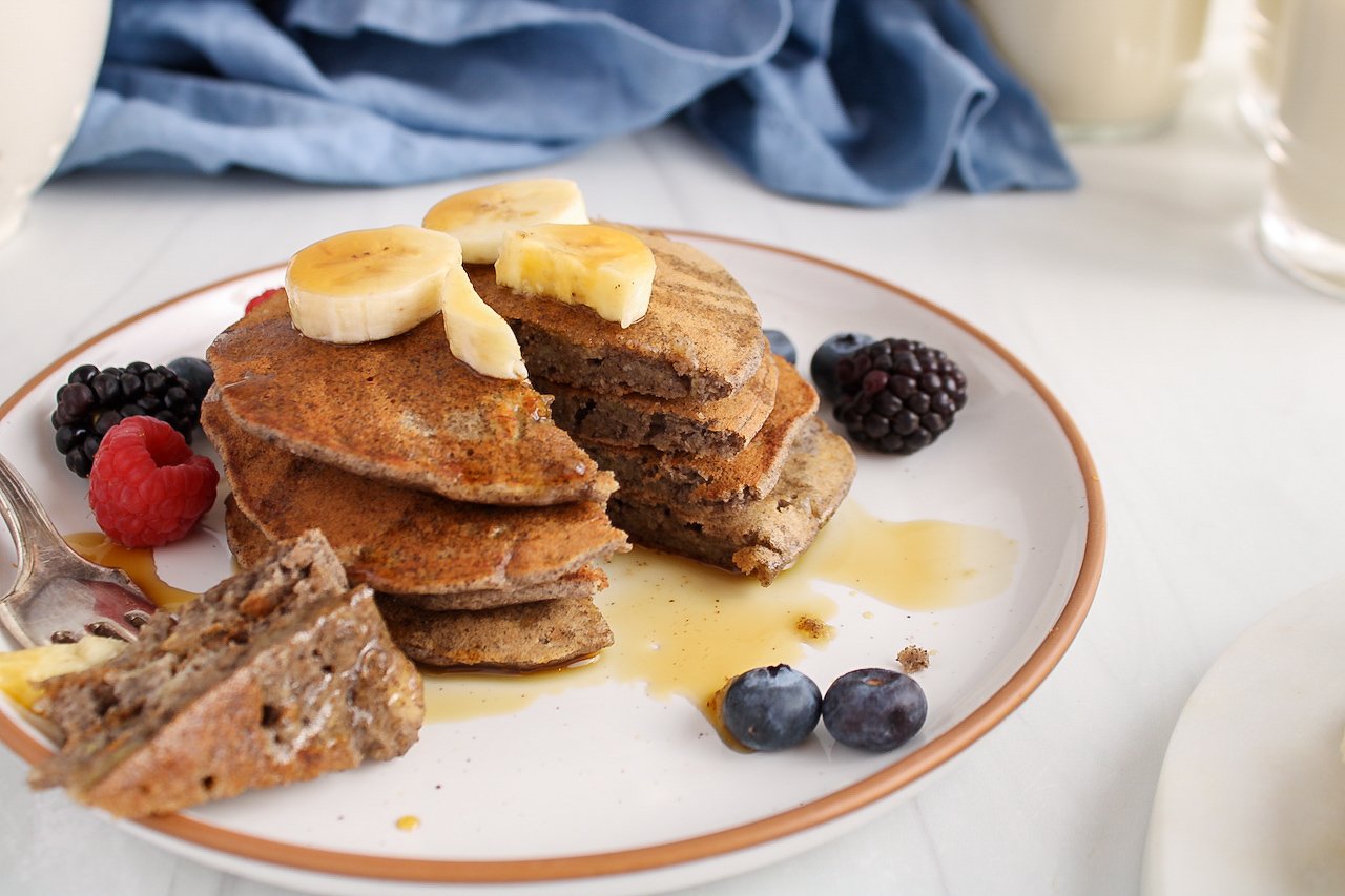 Healthy & Hearty: Gluten-Free Buckwheat Banana Pancakes (Pseudo-Grain)